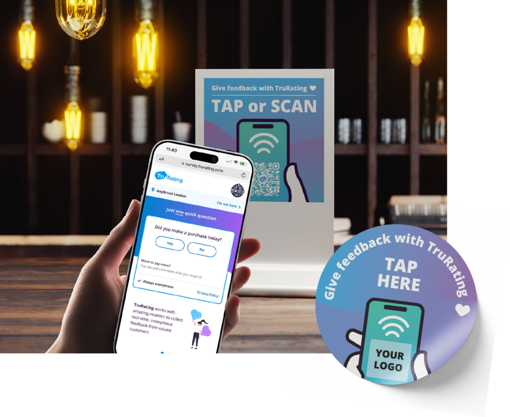NFC Customer Feedback | QR Code Survey | TruRating