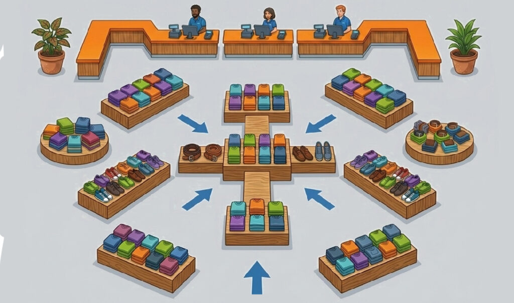 mixed store design