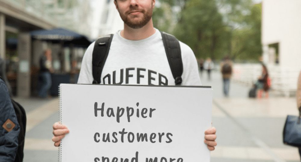 Happy Customers spend more