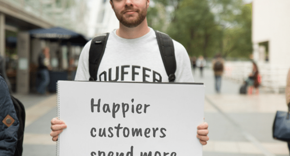 Happy Customers spend more