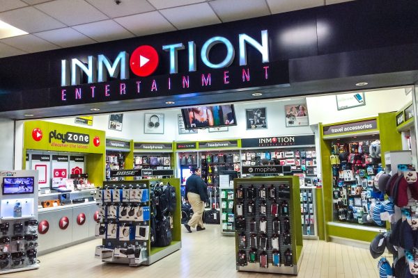 Travel accessories shop at Atlanta Airport, USA