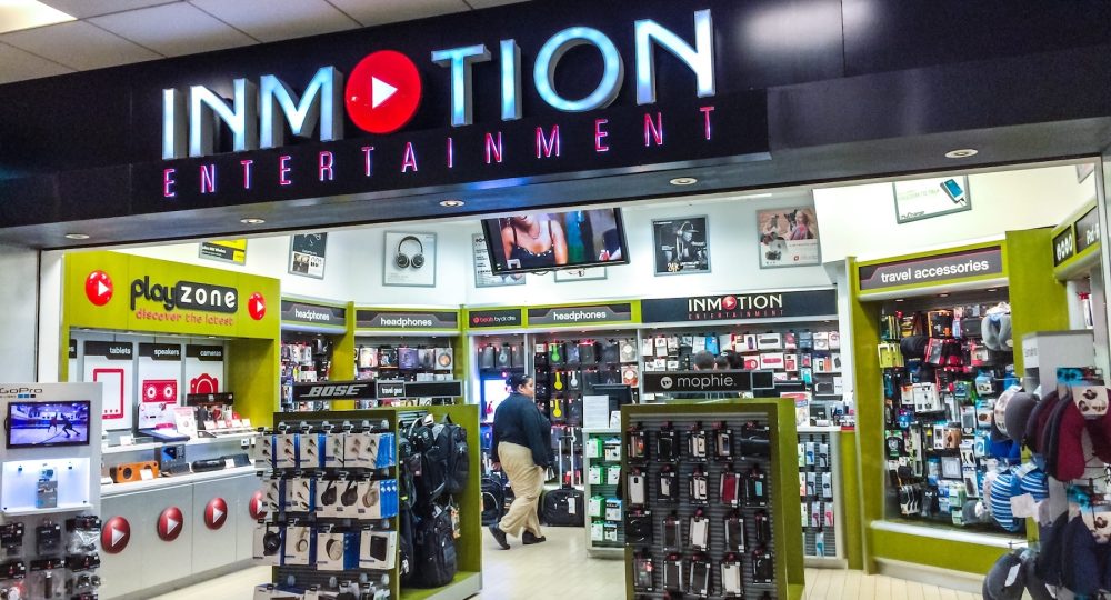 Travel accessories shop at Atlanta Airport, USA